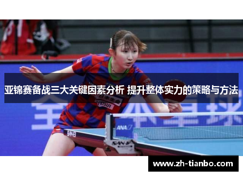 亚锦赛备战三大关键因素分析 提升整体实力的策略与方法 亚锦赛备战三大关键因素分析 提升整体实力的策略与方法