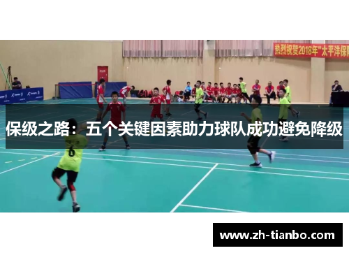 保级之路:五个关键因素助力球队成功避免降级 保级之路:五个关键因素助力球队成功避免降级