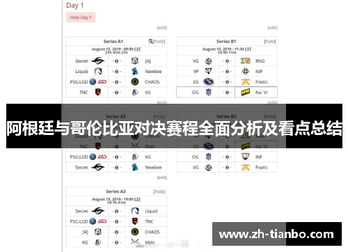 阿根廷与哥伦比亚对决赛程全面分析及看点总结 阿根廷与哥伦比亚对决赛程全面分析及看点总结